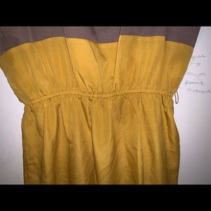 Casual dress with a cinched waist.